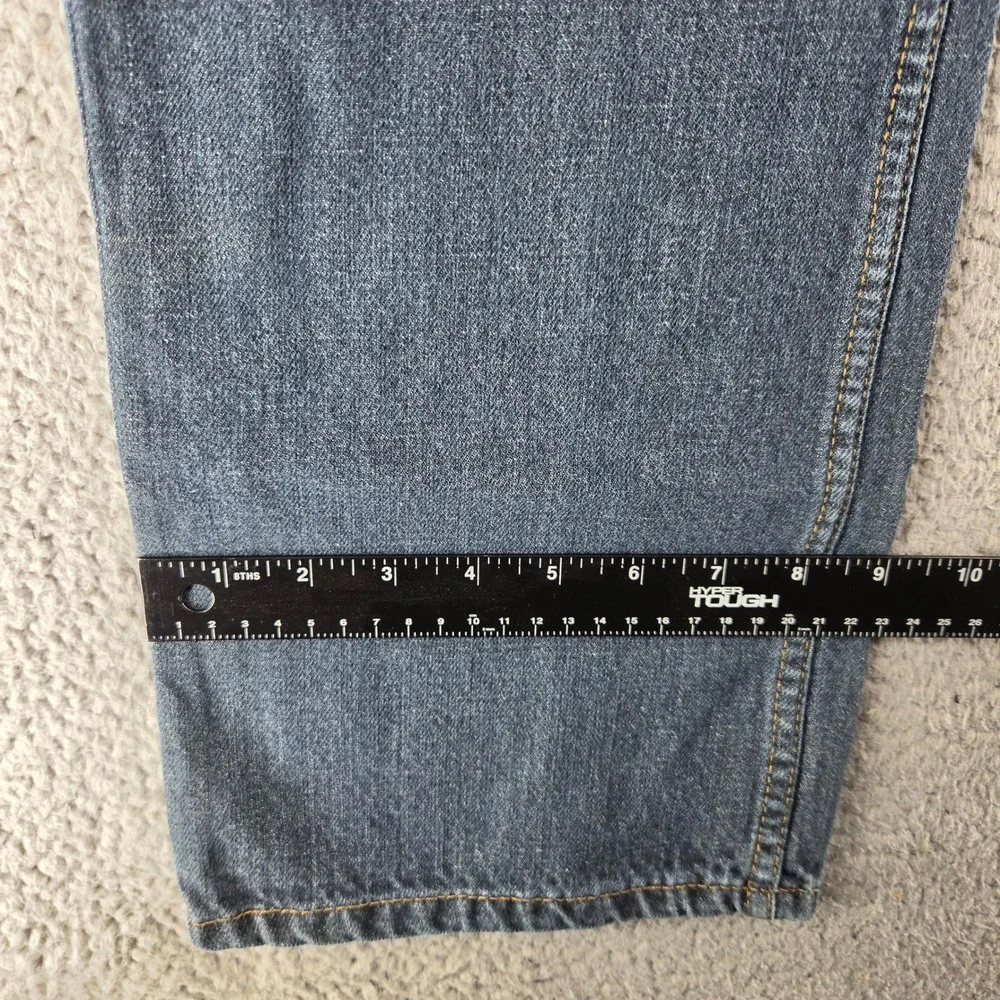 Levis 514 Straight Leg Jeans Mens 34x34 Dark Wash Blue Denim Western Work Pants